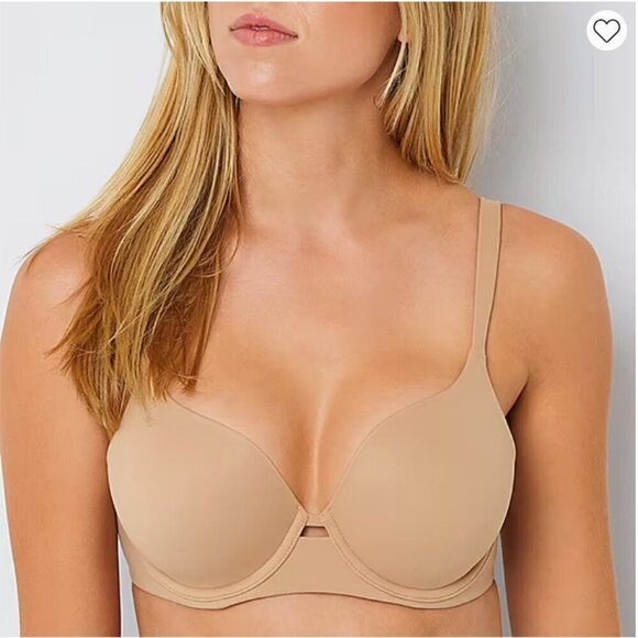 Ambrielle Super Soft Full Coverage Bra, Tan Beige, 42C - Picture 1 of 6